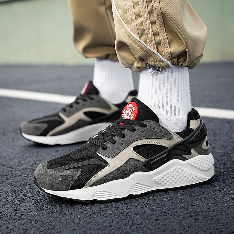 Spring Thick Bottom Breathable Student Casual Trendy Lightweight Running Shoes Korean Style Sports Shoes One Piece Agency Shoes