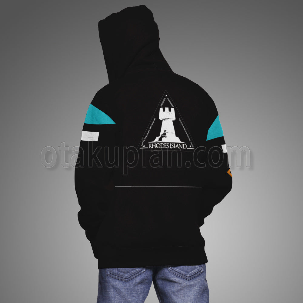 Arknights Doctor Black Cosplay Hoodie