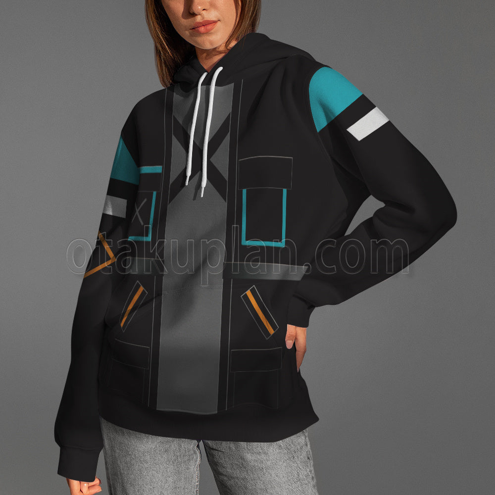 Arknights Doctor Black Cosplay Hoodie