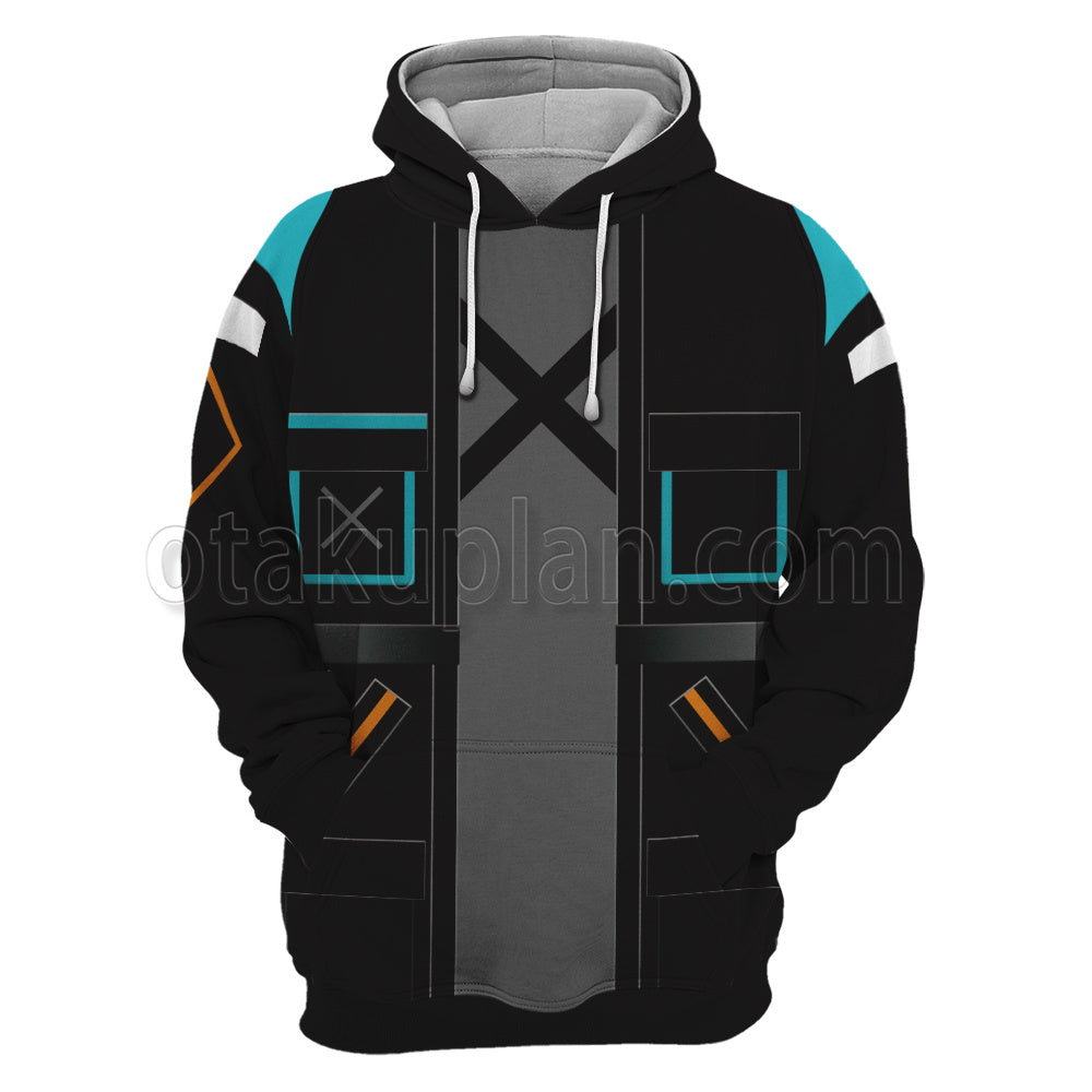 Arknights Doctor Black Cosplay Hoodie