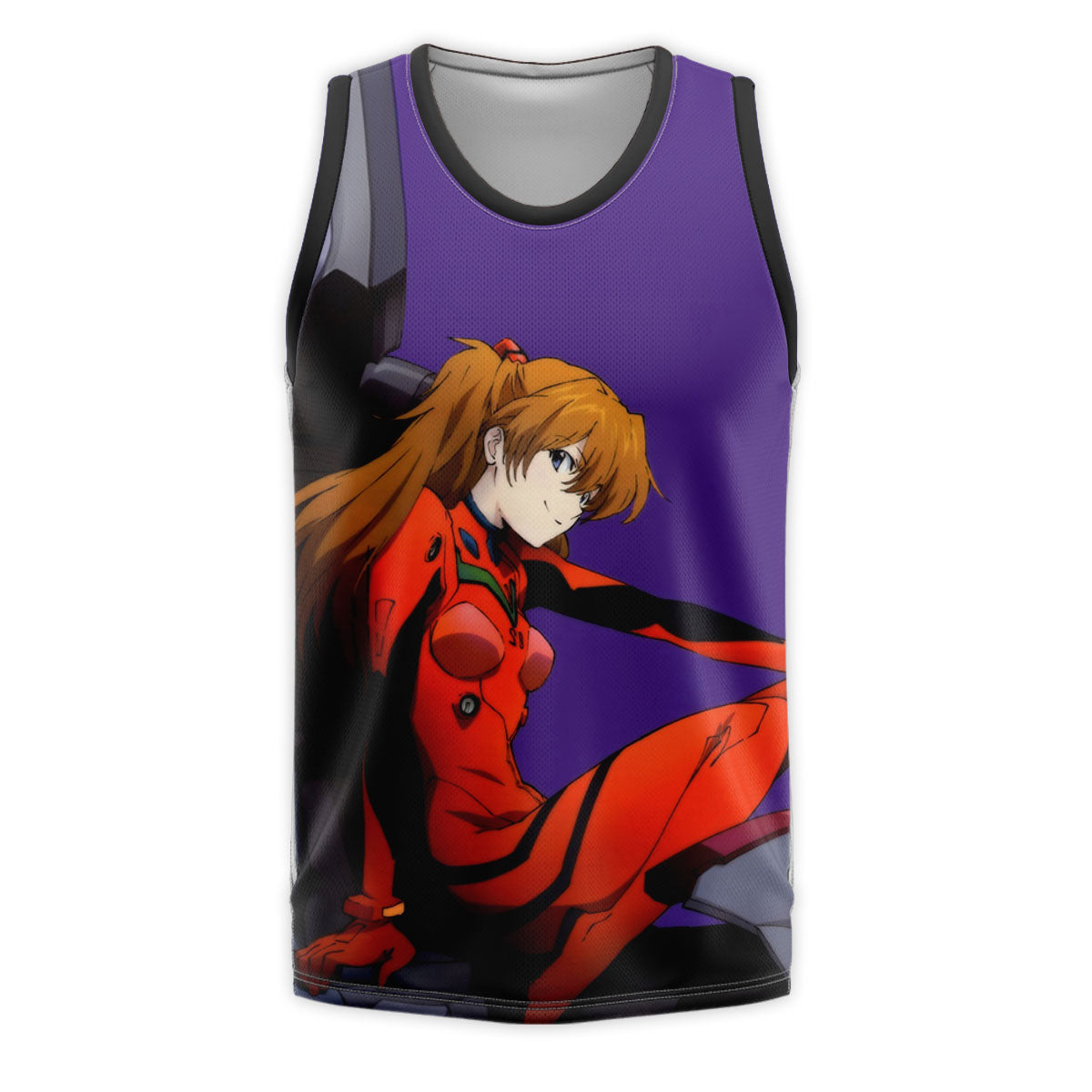 Asuka Eva Sitting In Cockpit Anime Apparel