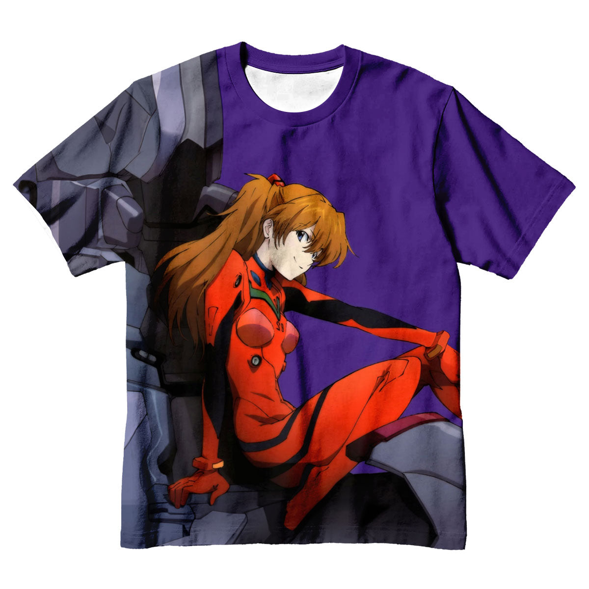 Asuka Eva Sitting In Cockpit Anime Apparel