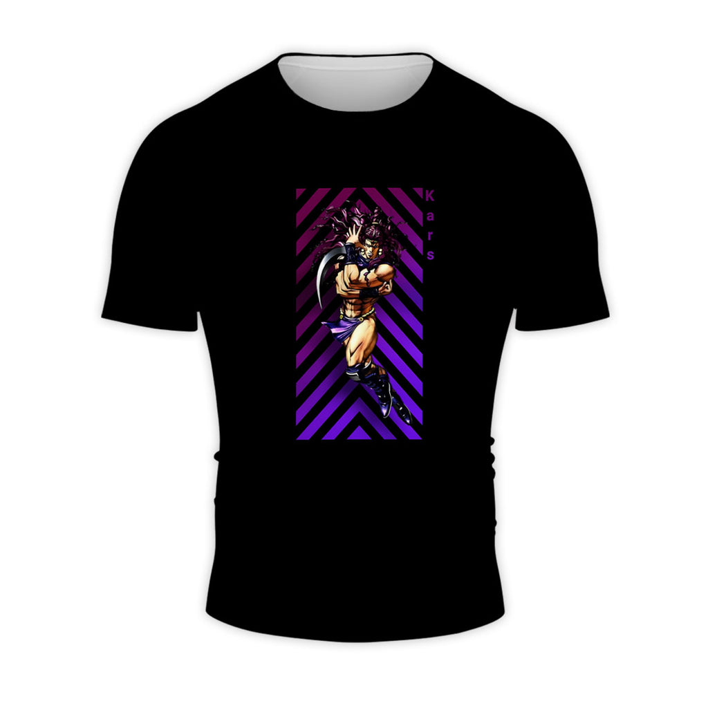 Baoh Asbr With Purple Stripes Standing In Battle Anime Apparel