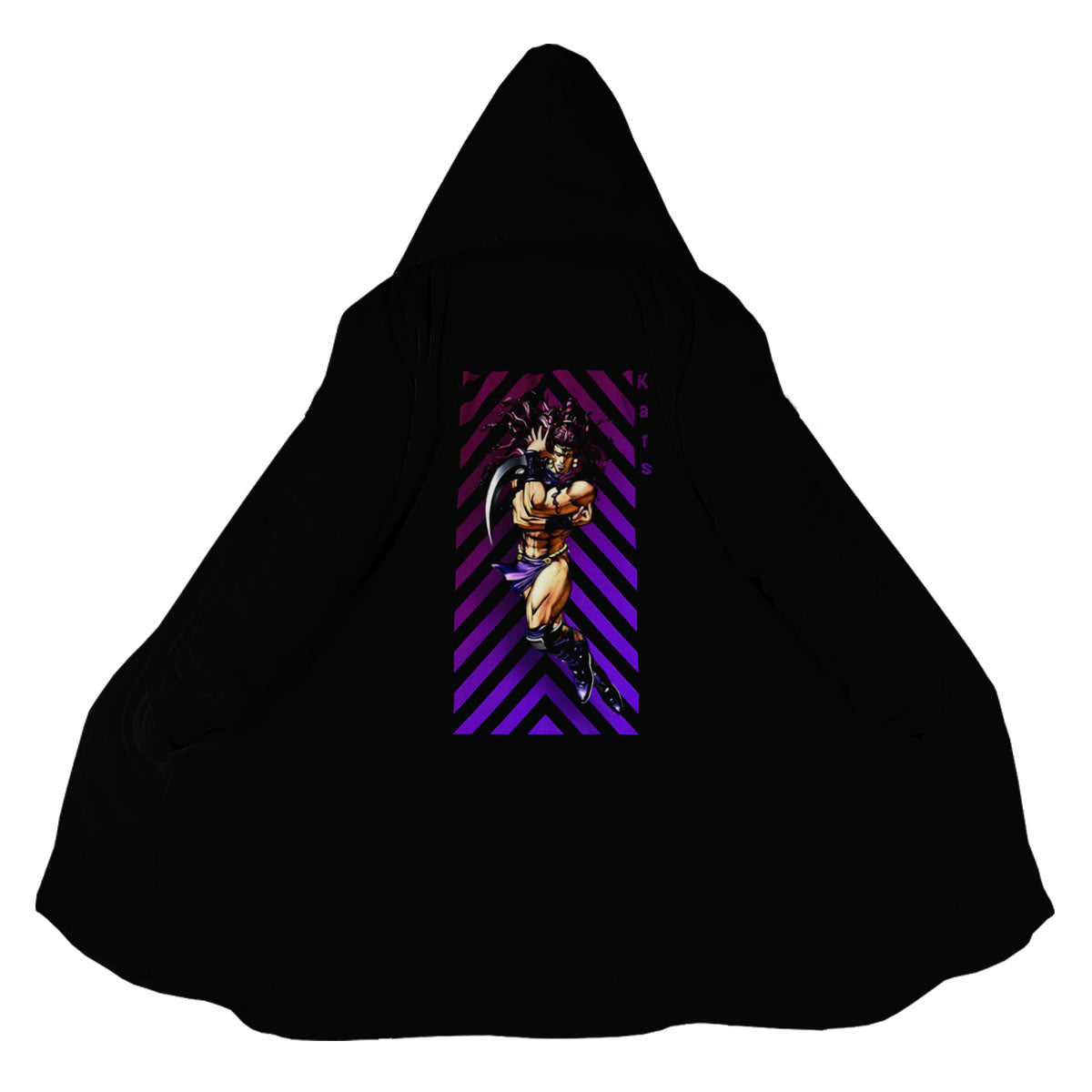 Baoh Asbr With Purple Stripes Standing In Battle Anime Apparel