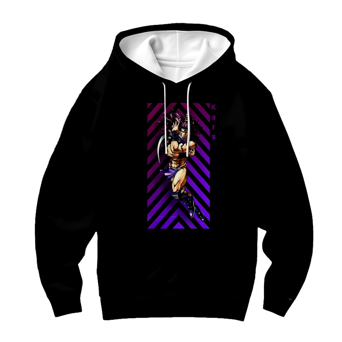 Baoh Asbr With Purple Stripes Standing In Battle Anime Apparel