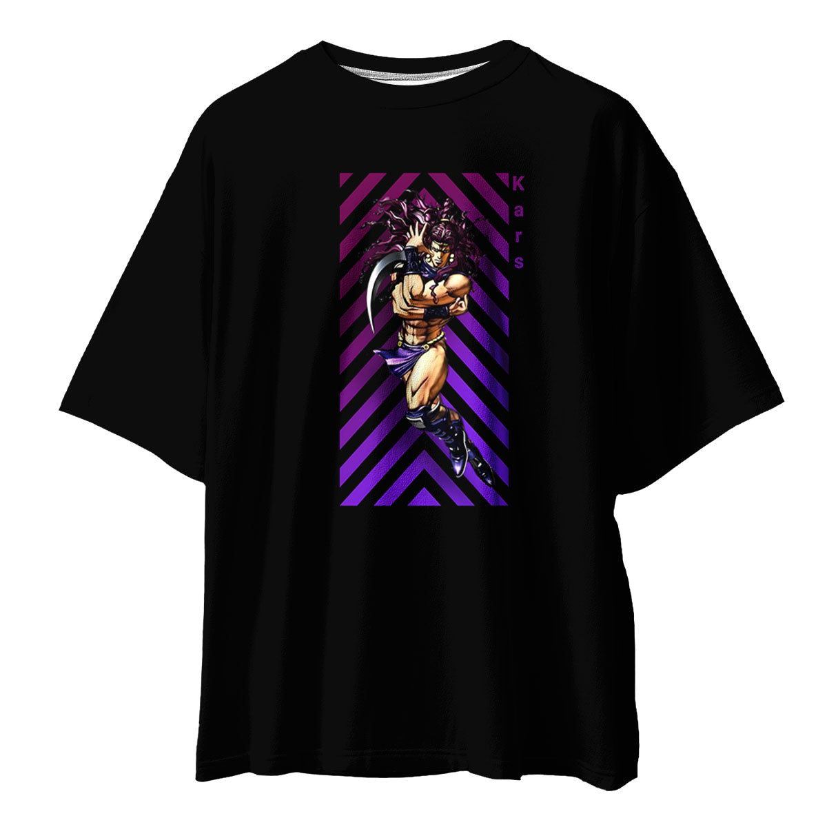 Baoh Asbr With Purple Stripes Standing In Battle Anime Apparel