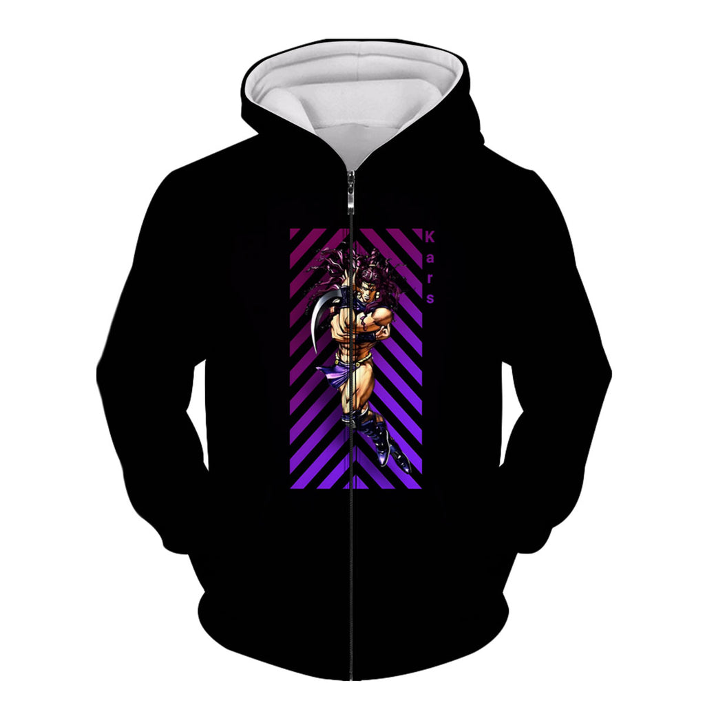Baoh Asbr With Purple Stripes Standing In Battle Anime Apparel