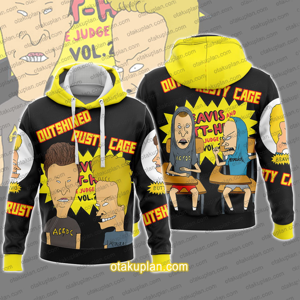 Beavis And Butt Head Virtual Stupidity Hoodie
