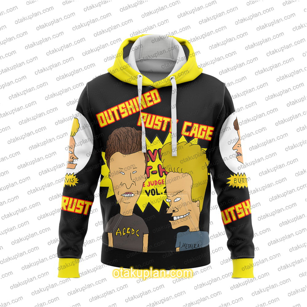 Beavis And Butt Head Virtual Stupidity Hoodie