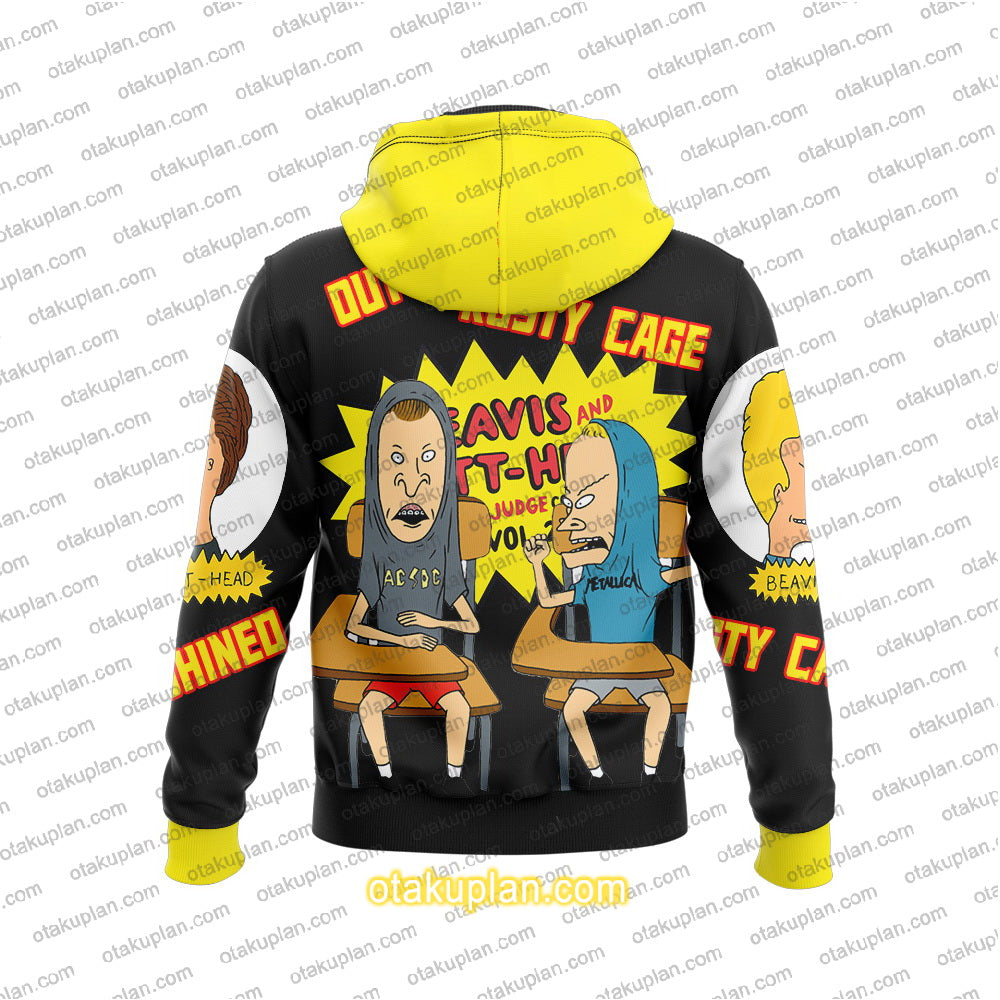 Beavis And Butt Head Virtual Stupidity Hoodie