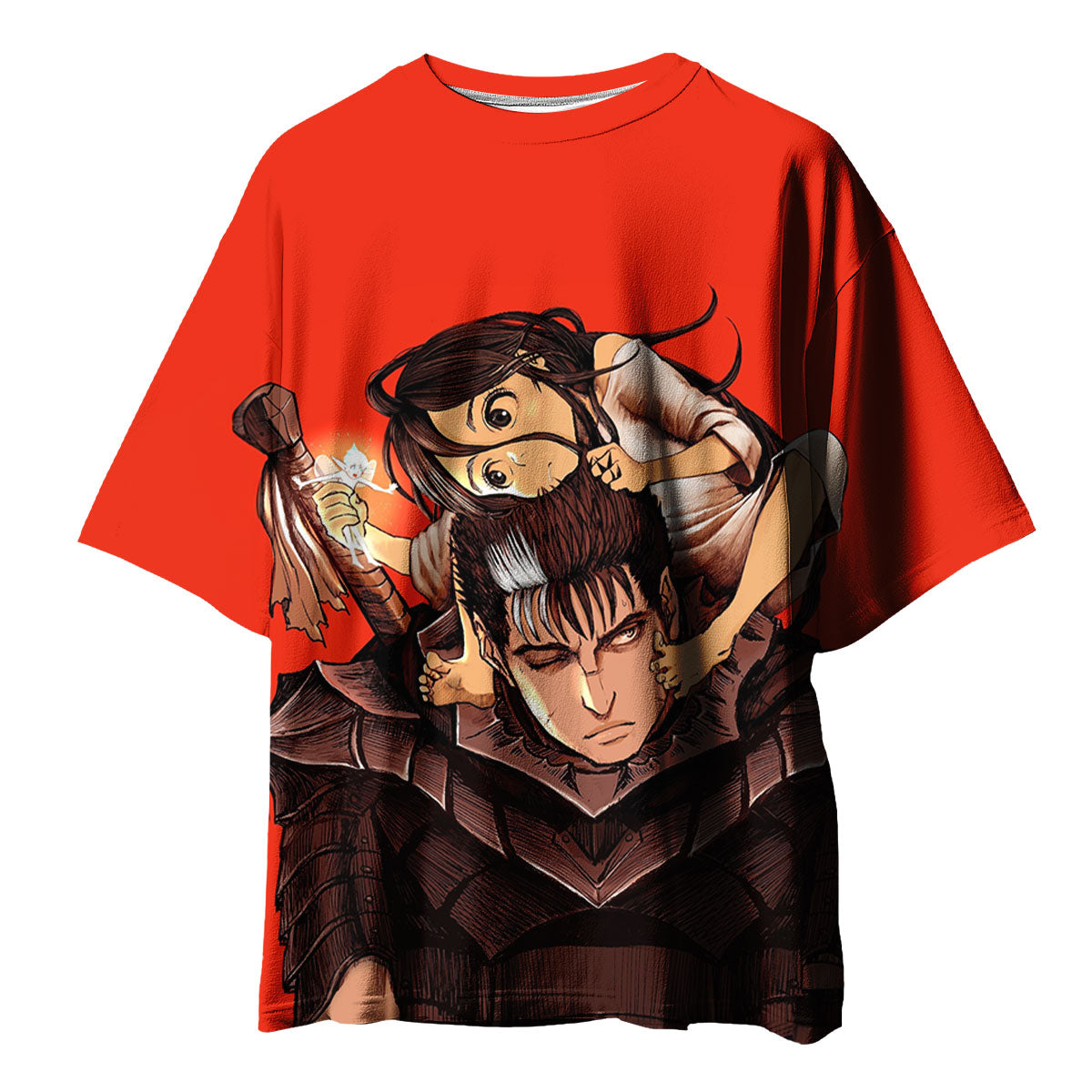 Berserk Casca Resting On Shoulder Anime Apparel