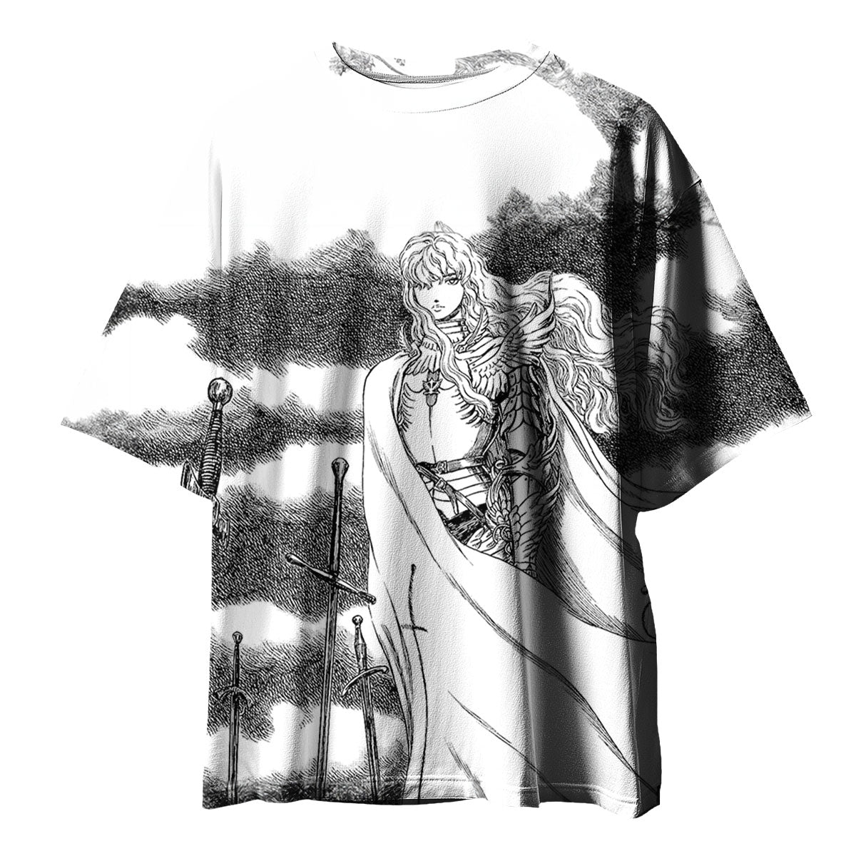 Berserk Griffith Amidst Swords Anime Apparel