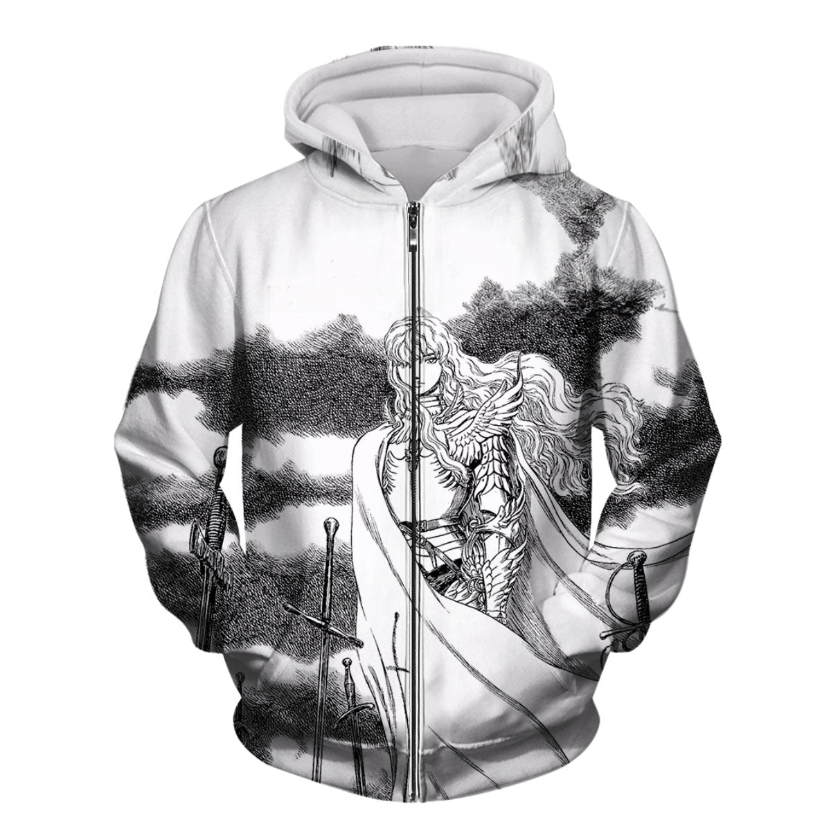 Berserk Griffith Amidst Swords Anime Apparel