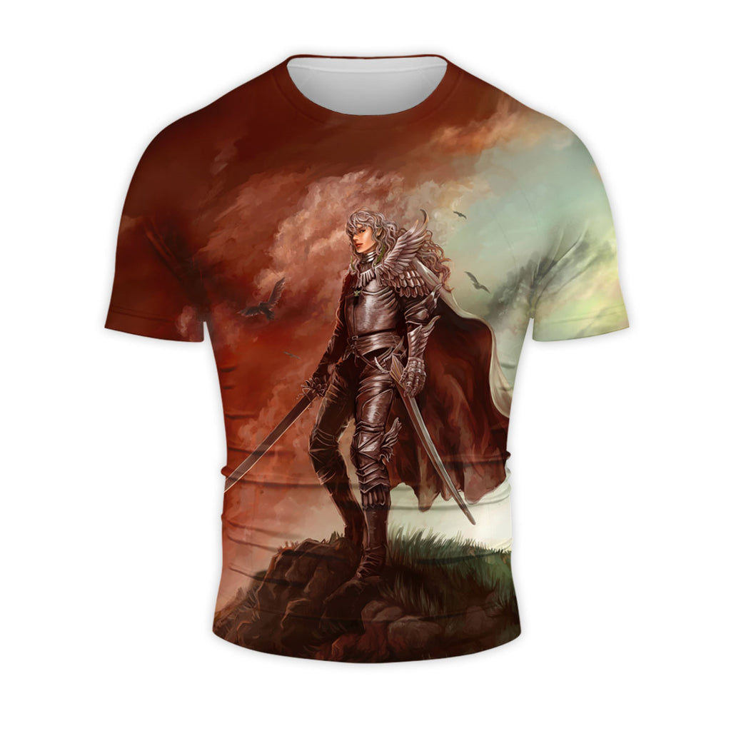 Berserk Griffith Armored On Hill Anime Apparel