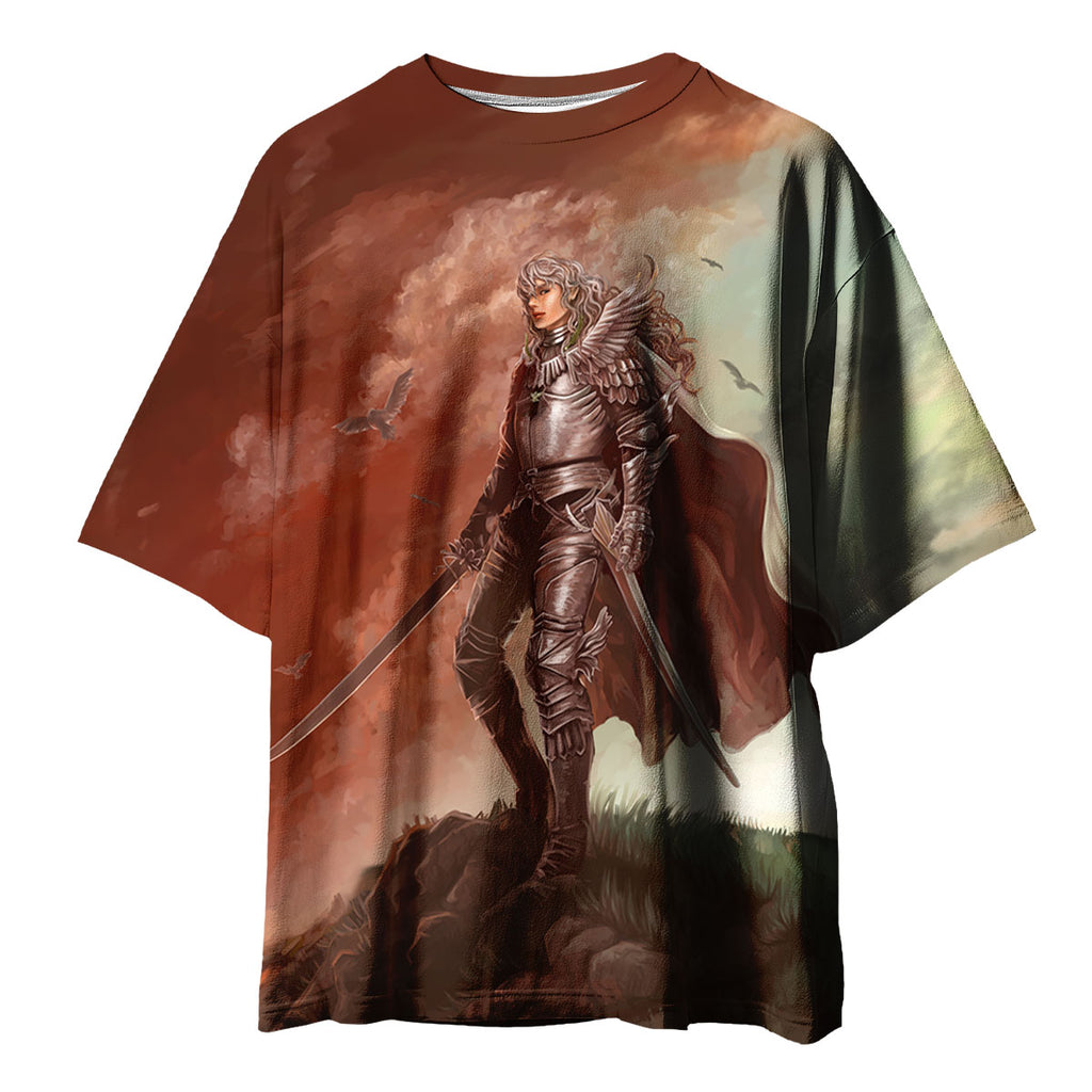 Berserk Griffith Armored On Hill Anime Apparel