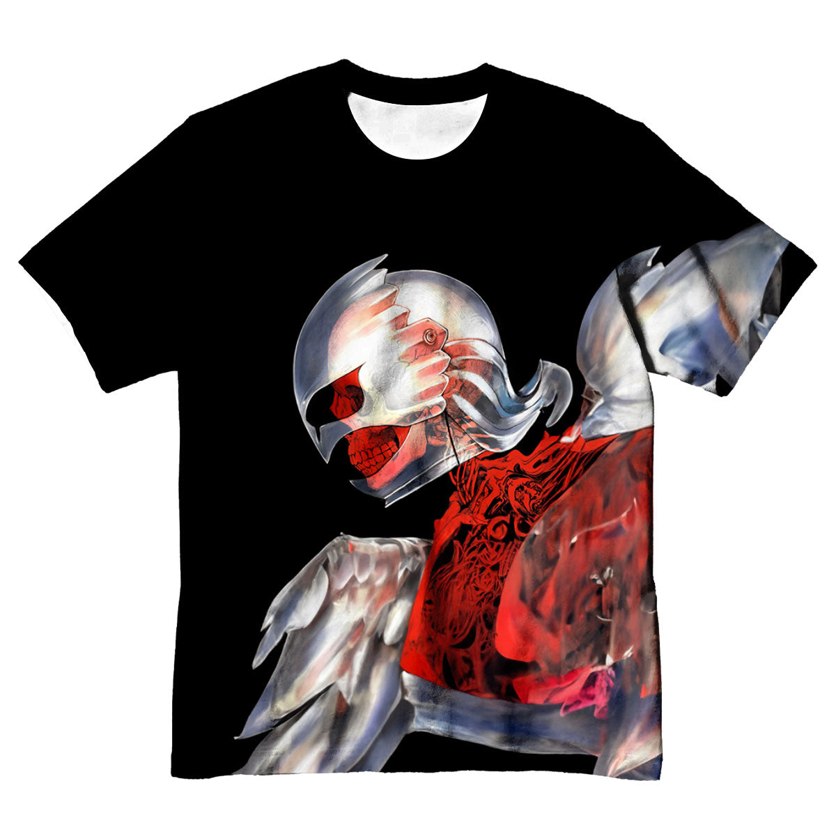Berserk Griffith Crimson Silver Armored Berserker Anime Apparel