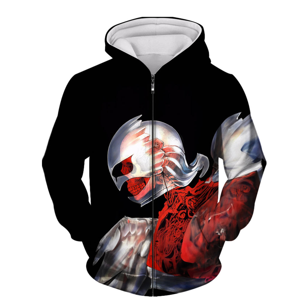 Berserk Griffith Crimson Silver Armored Berserker Anime Apparel