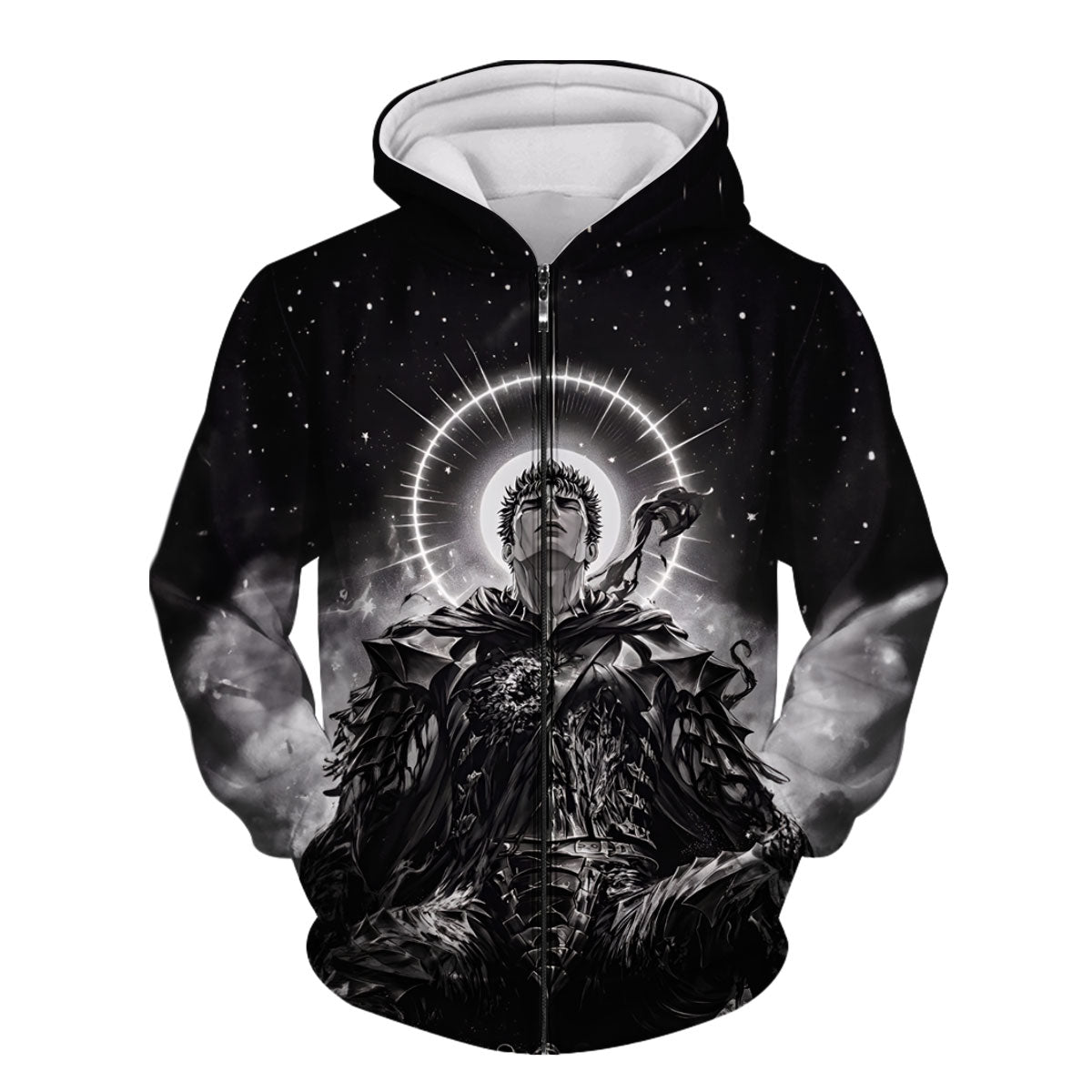 Berserk Griffith Seated With Halo Anime Apparel