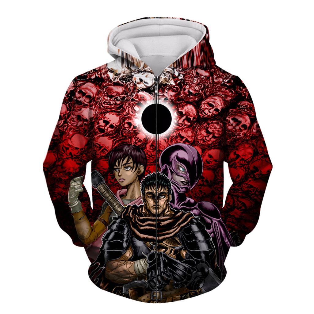 Berserk Guts Allies Horror Background Anime Apparel