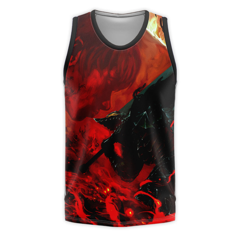 Berserk Guts Amidst Blazing Chaos Anime Apparel