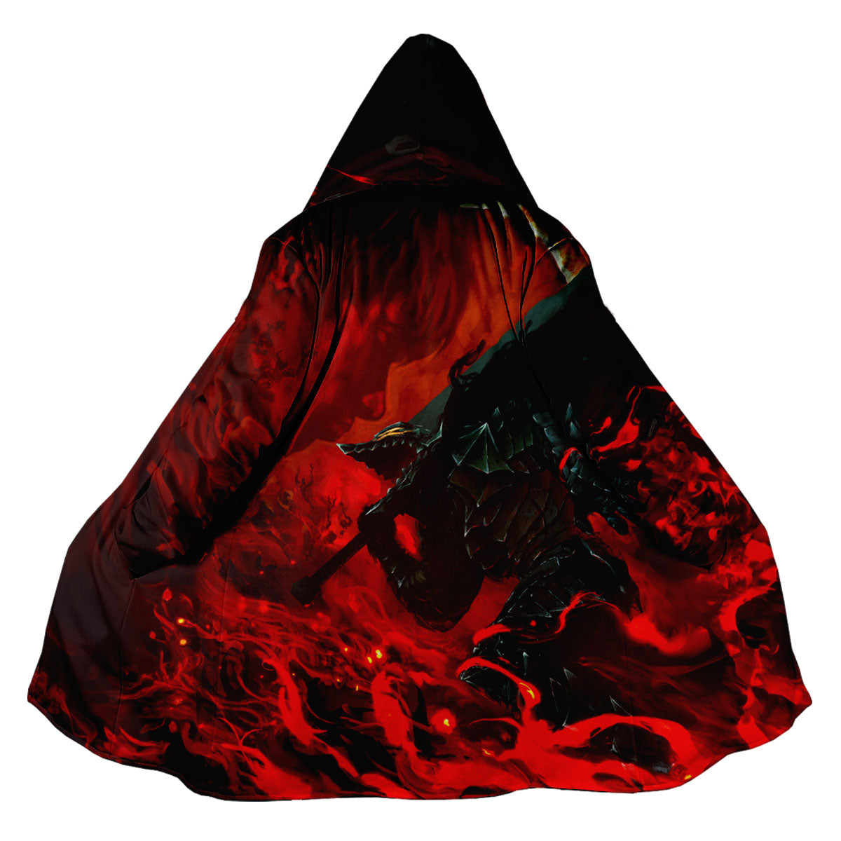 Berserk Guts Amidst Blazing Chaos Anime Apparel
