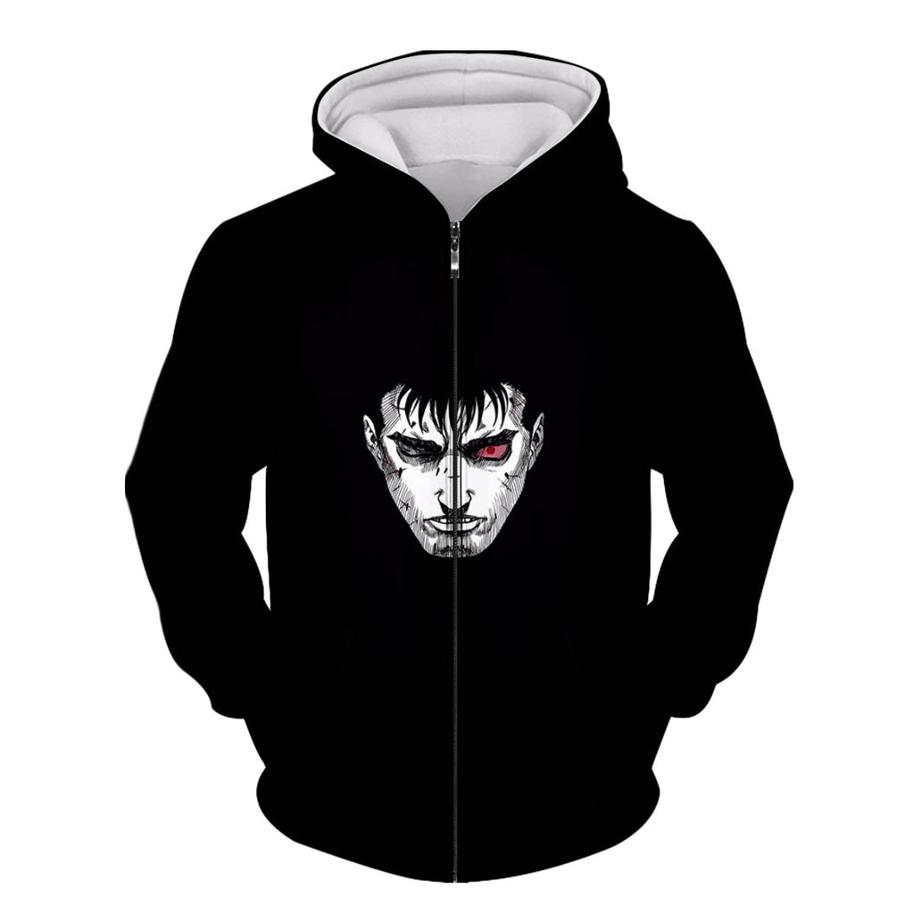 Berserk Guts Angry Visage Anime Apparel