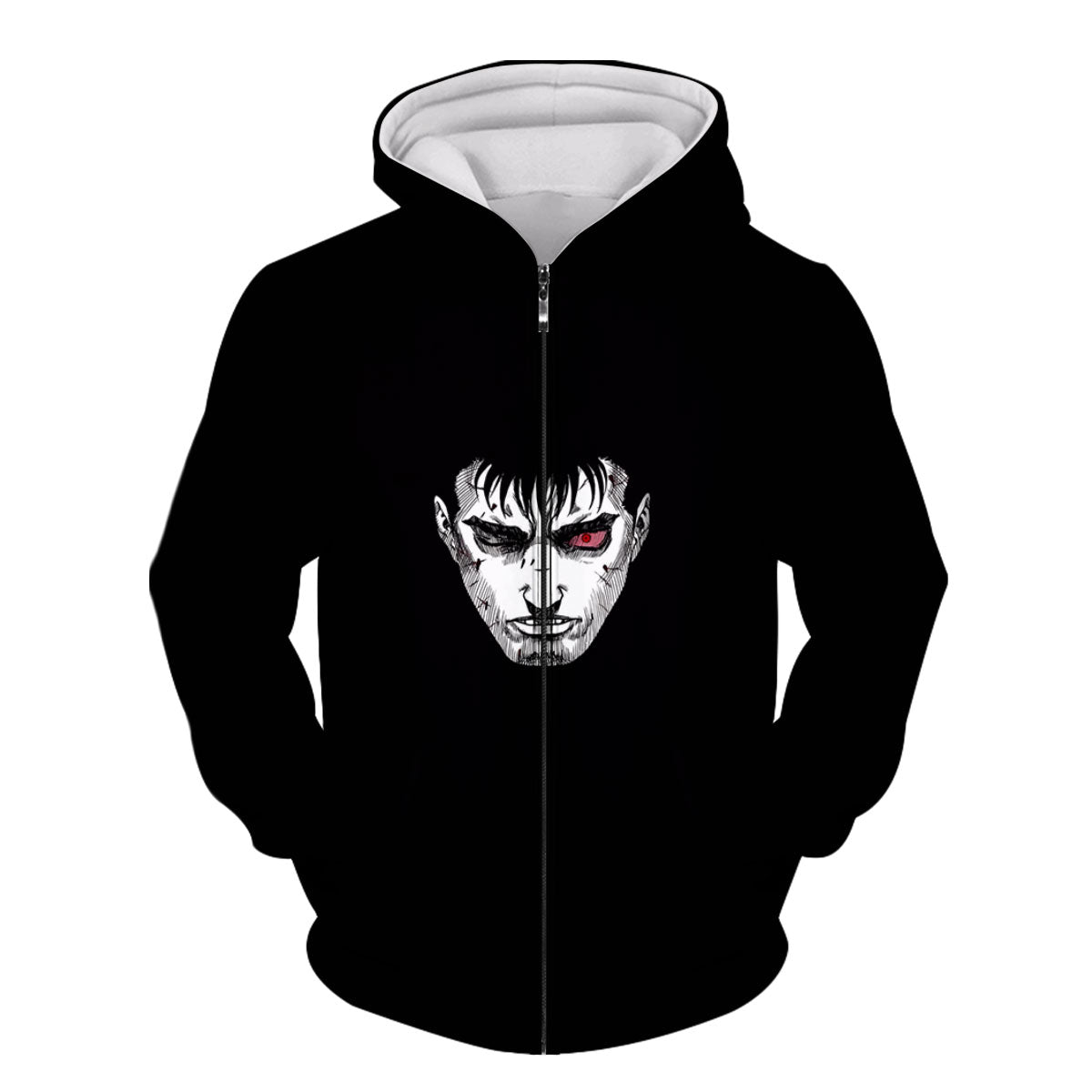 Berserk Guts Angry Visage Anime Apparel