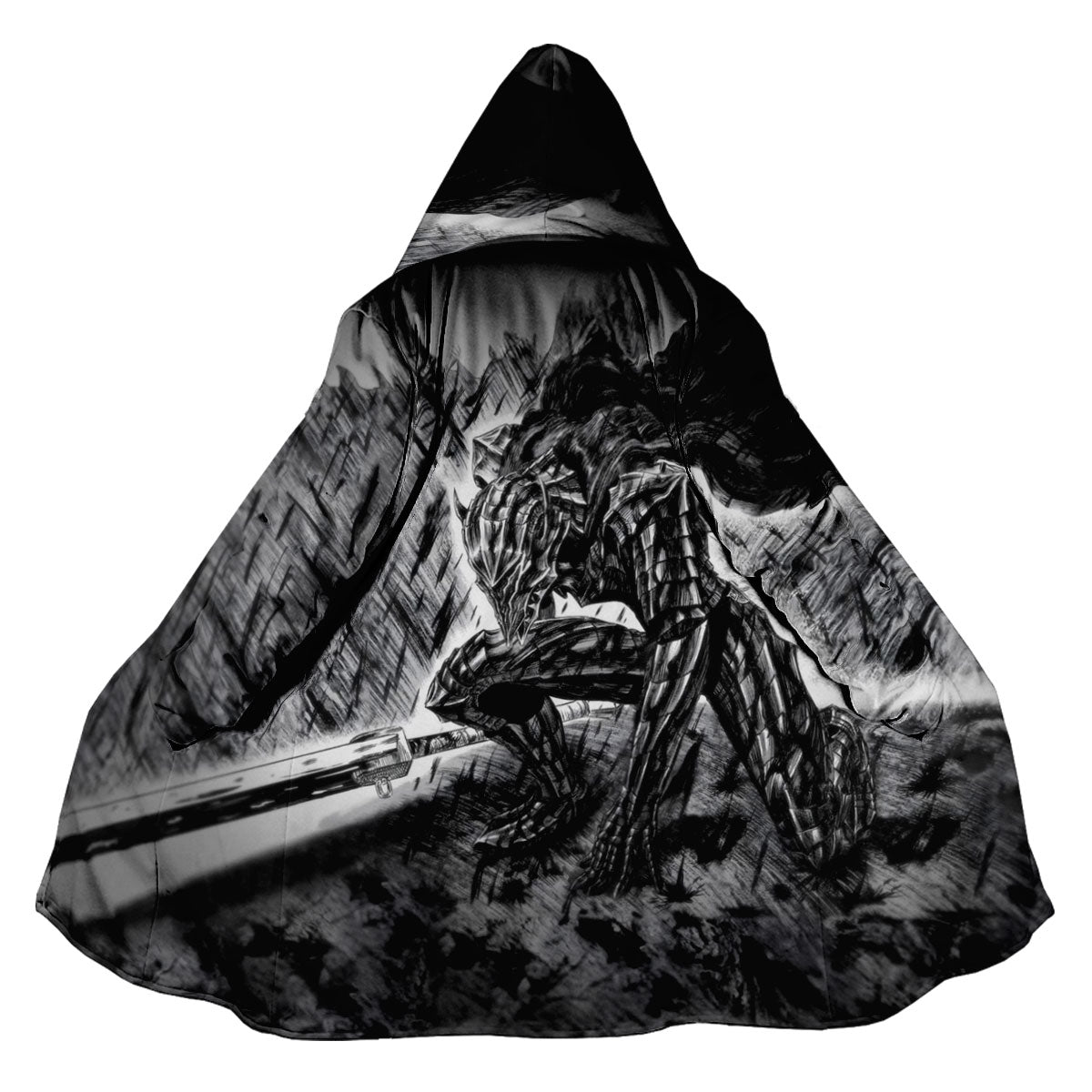 Berserk Guts Armored Berserker Swordsman Anime Apparel