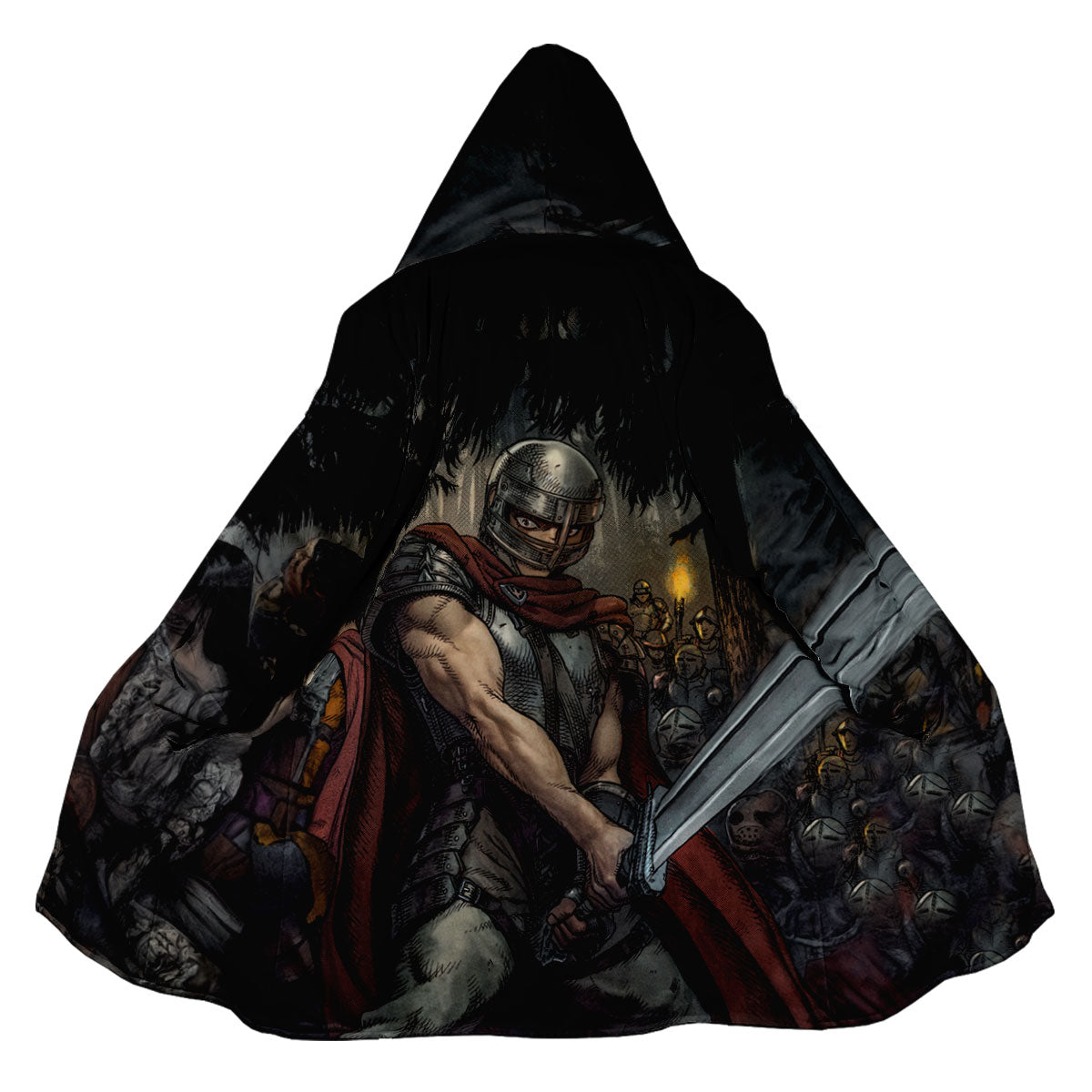 Berserk Guts Armored Sword Combat Anime Apparel
