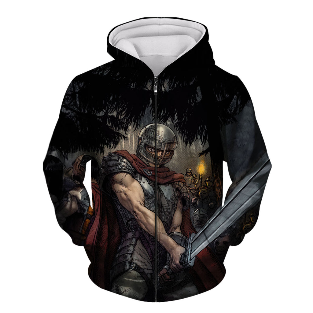 Berserk Guts Armored Sword Combat Anime Apparel