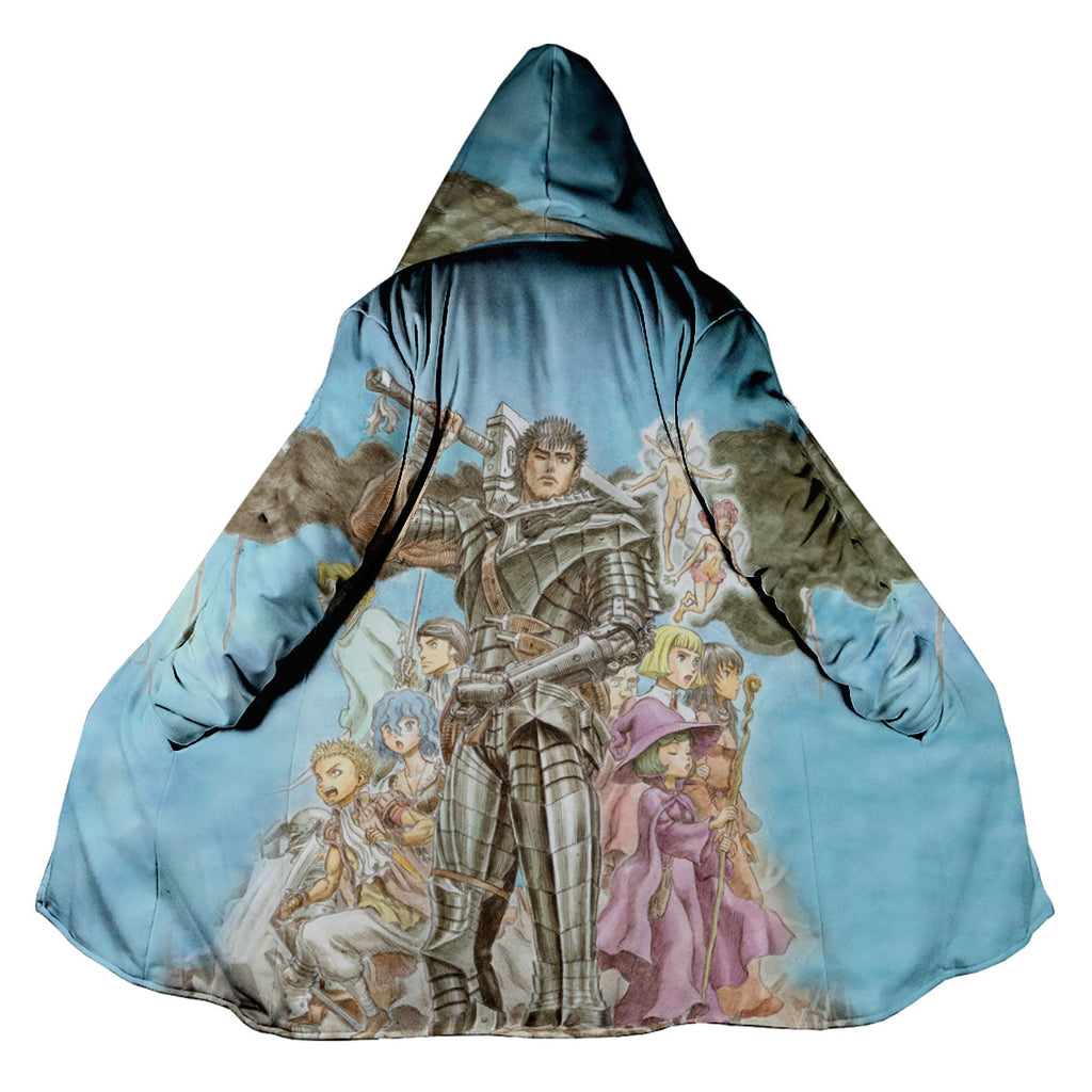 Berserk Guts Battling With Companions Anime Apparel