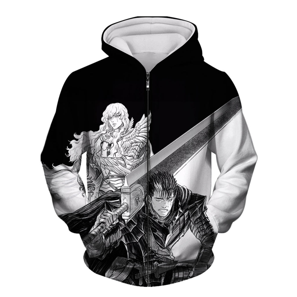 Berserk Guts Berserker Wielding Greatsword Anime Apparel