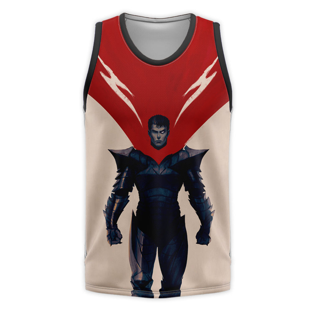 Berserk Guts Black Armor Red Cape Anime Apparel