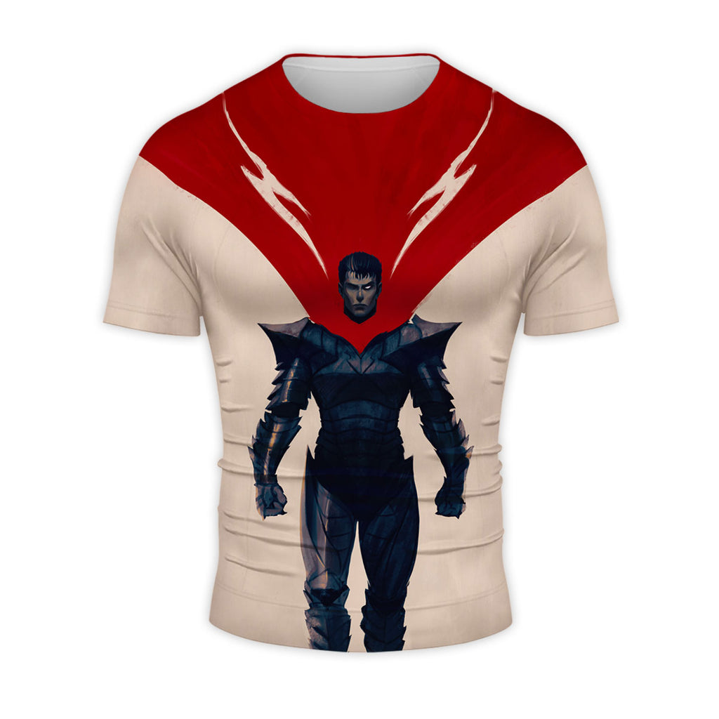 Berserk Guts Black Armor Red Cape Anime Apparel