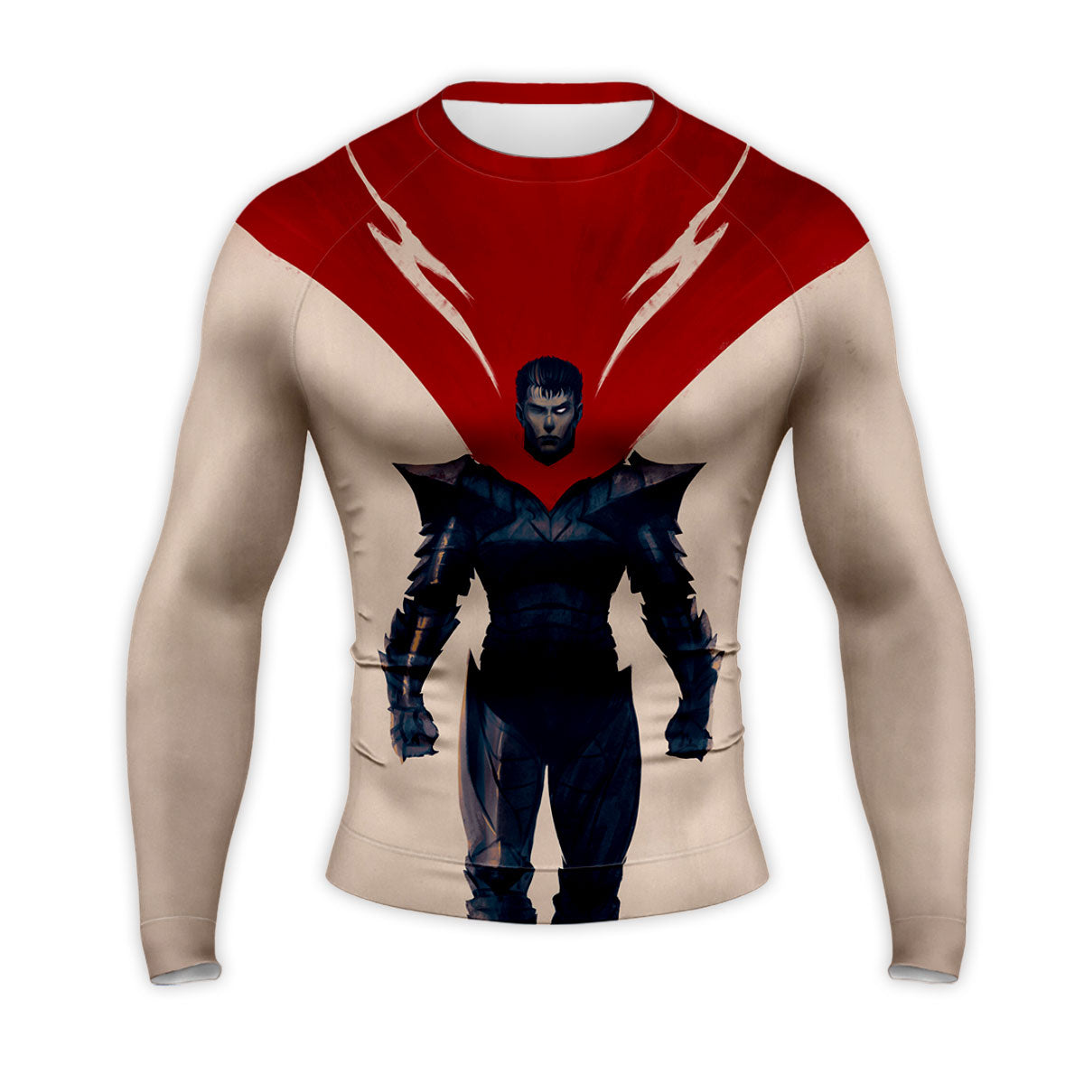 Berserk Guts Black Armor Red Cape Anime Apparel