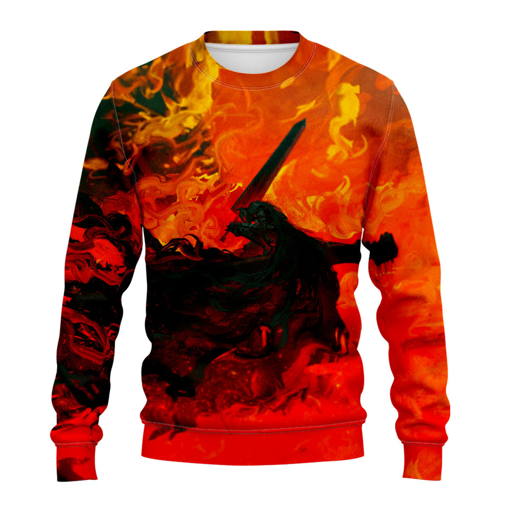 Berserk Guts Blazing Berserker Anime Apparel