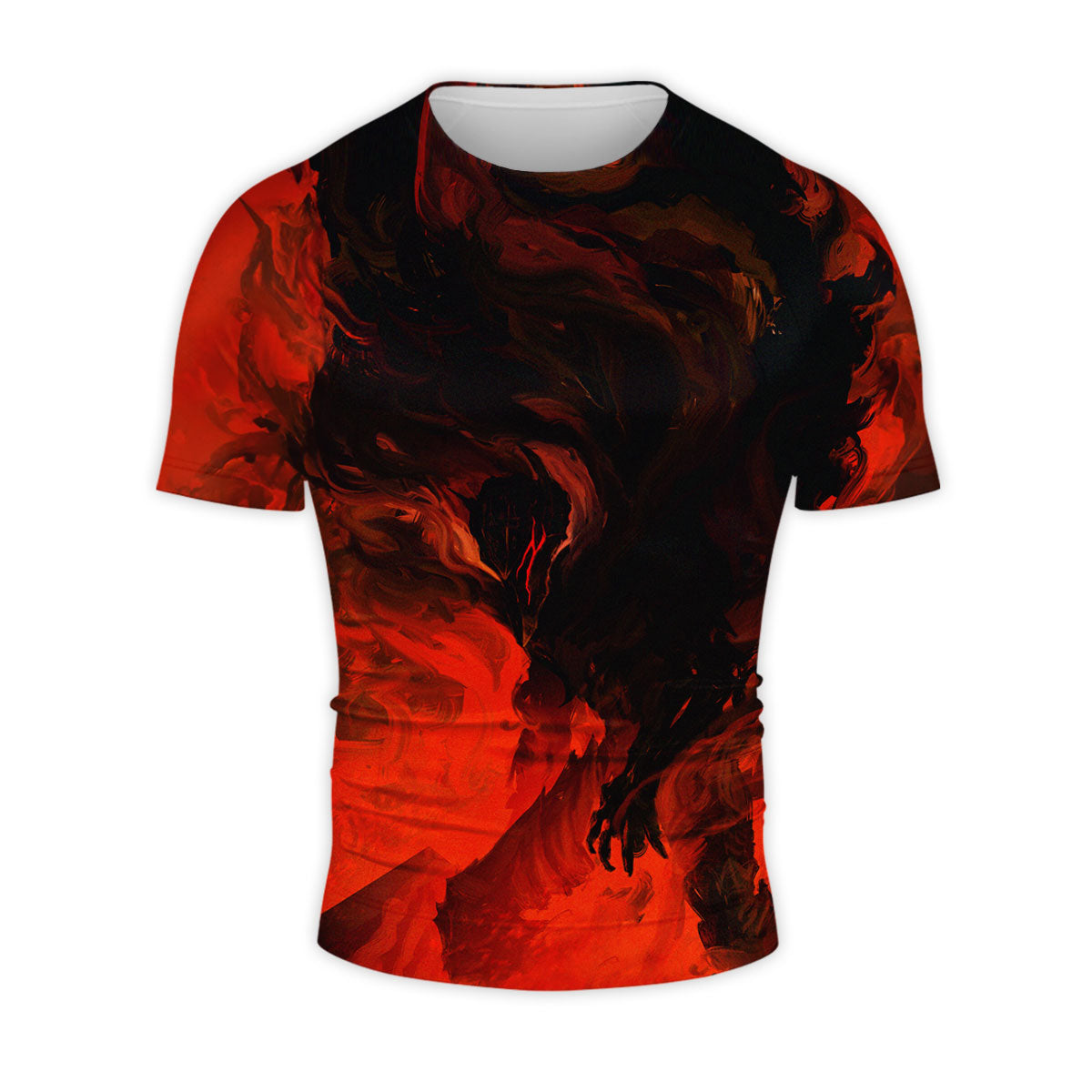 Berserk Guts Blazing Fiery Aura Anime Apparel