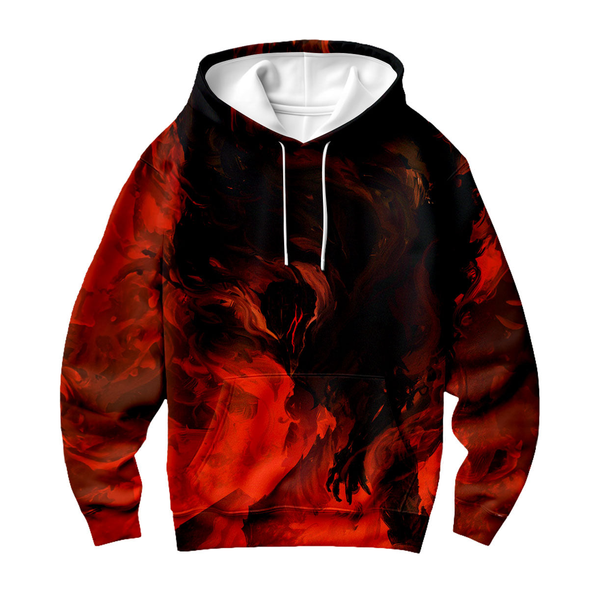 Berserk Guts Blazing Fiery Aura Anime Apparel