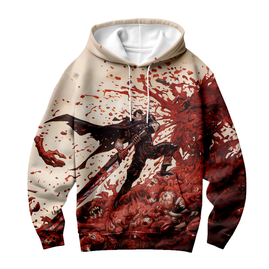 Berserk Guts Blood And Monsters Anime Apparel