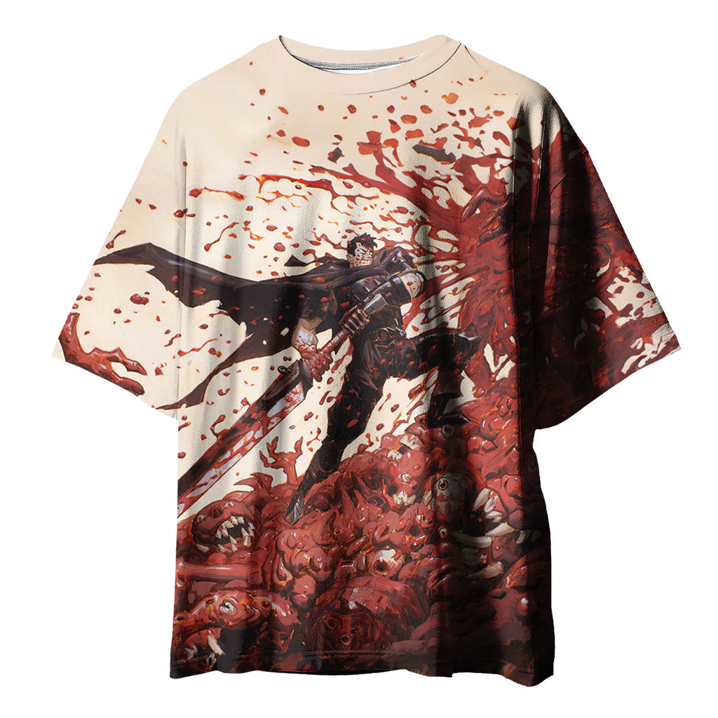 Berserk Guts Blood And Monsters Anime Apparel
