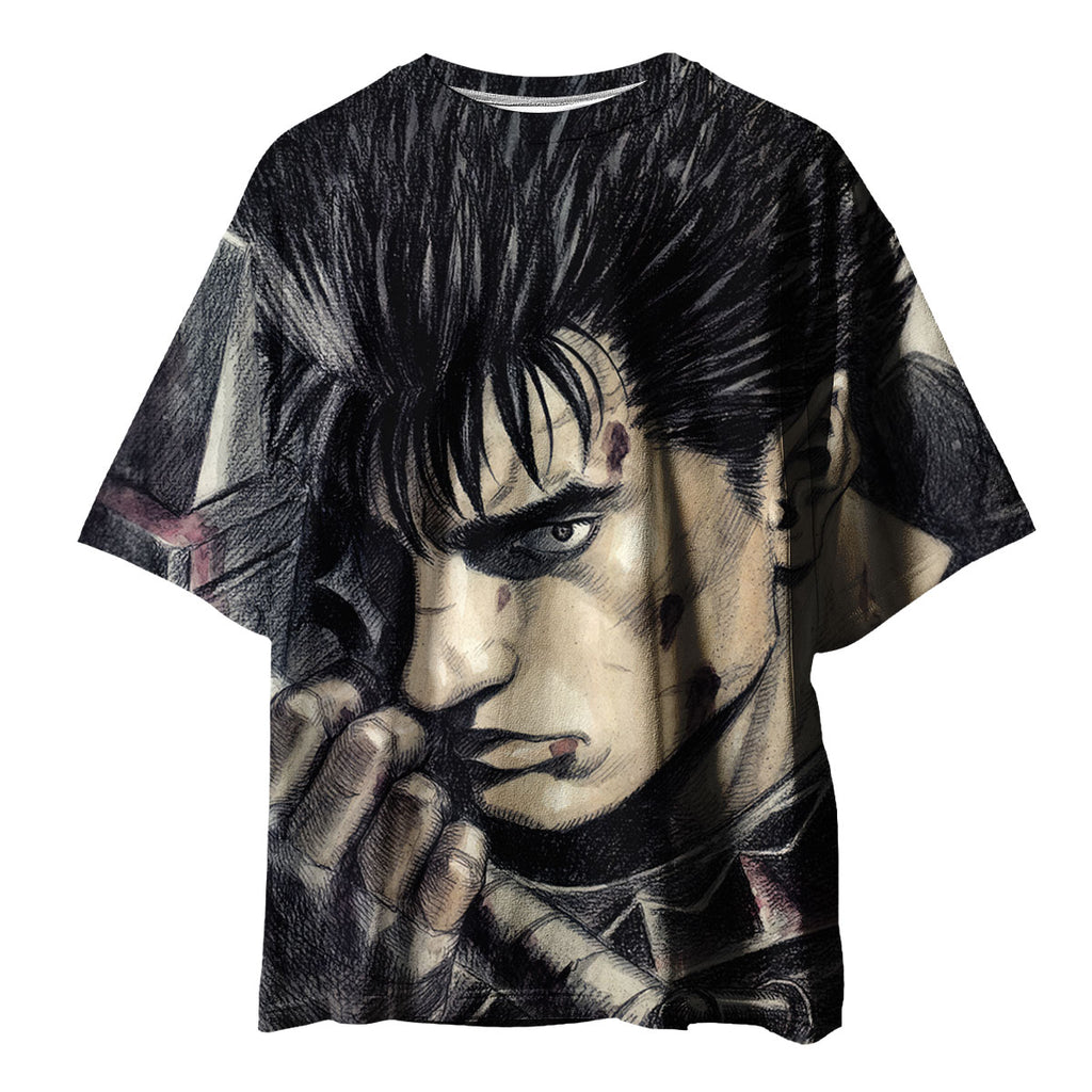 Berserk Guts Bloodied Raging Anime Apparel