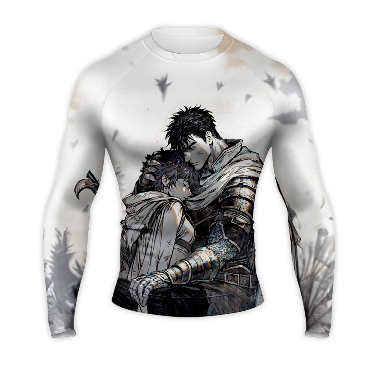Berserk Guts Casca Embracing Anime Apparel