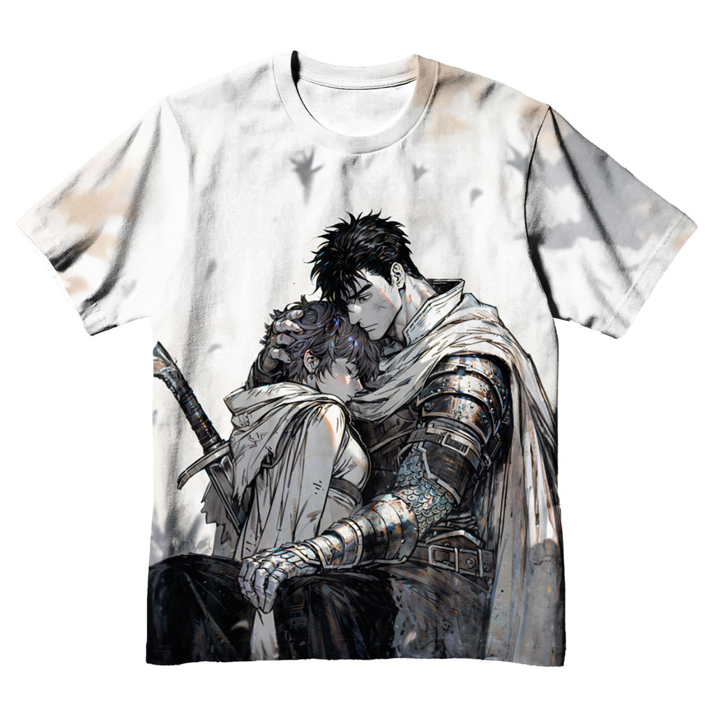 Berserk Guts Casca Embracing Anime Apparel