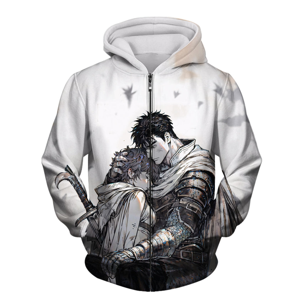 Berserk Guts Casca Embracing Anime Apparel