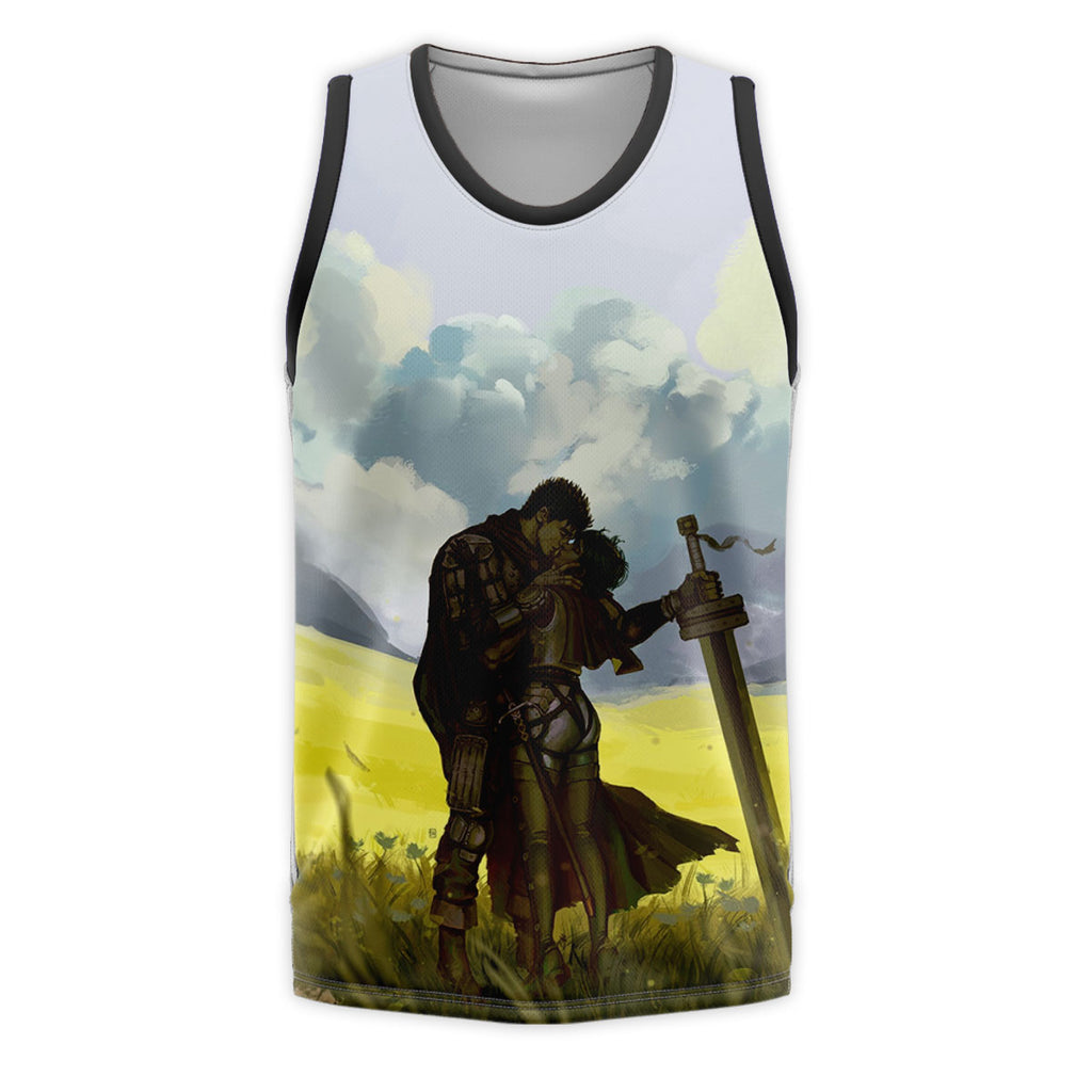 Berserk Guts Casca Embracing Field Anime Apparel