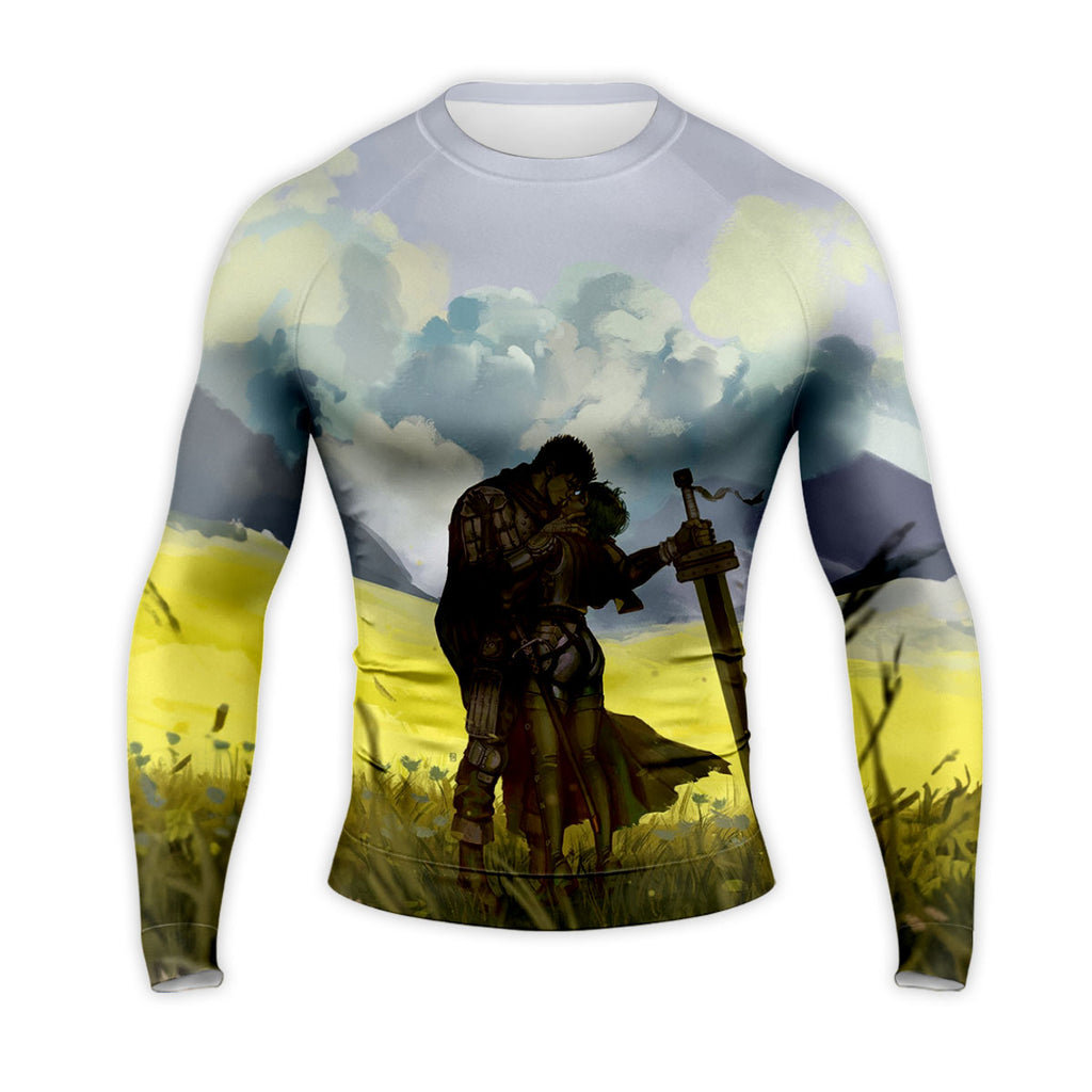 Berserk Guts Casca Embracing Field Anime Apparel