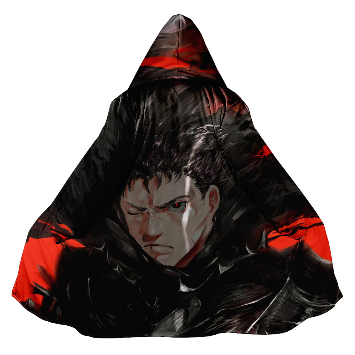 Berserk Guts Closeup Portrait Anime Apparel