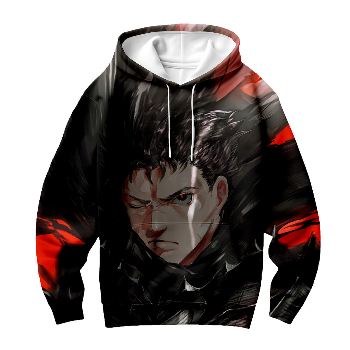 Berserk Guts Closeup Portrait Anime Apparel