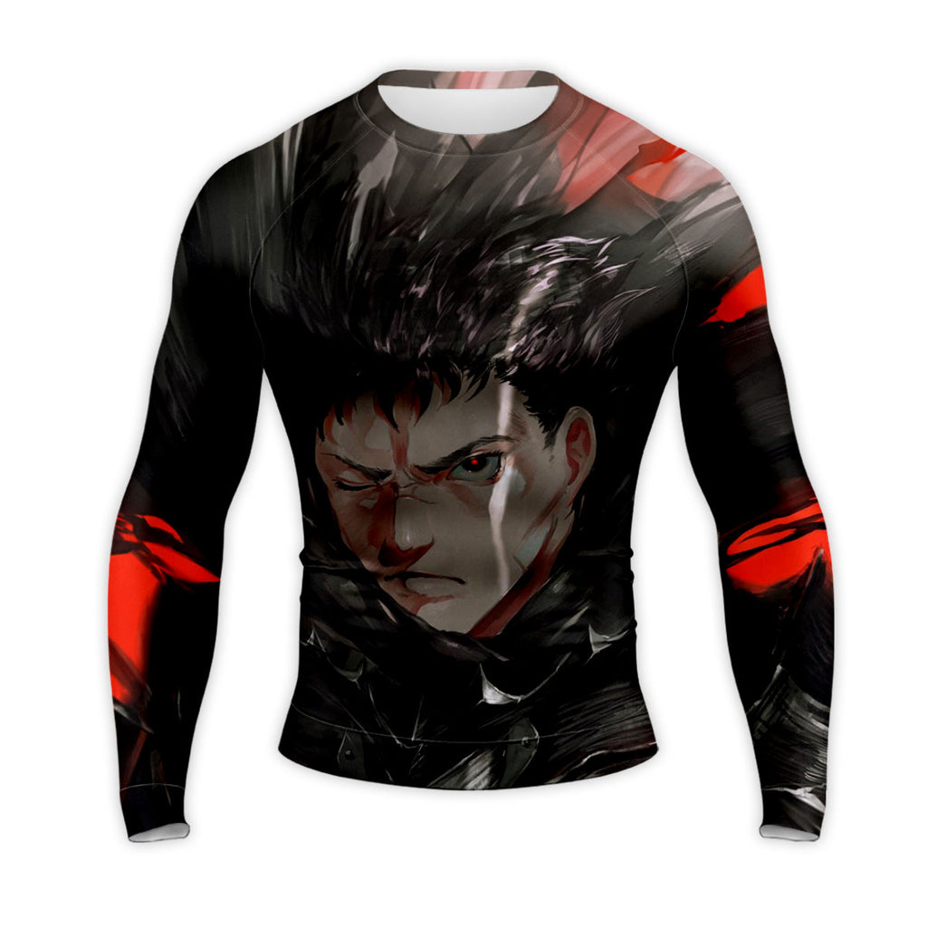 Berserk Guts Closeup Portrait Anime Apparel