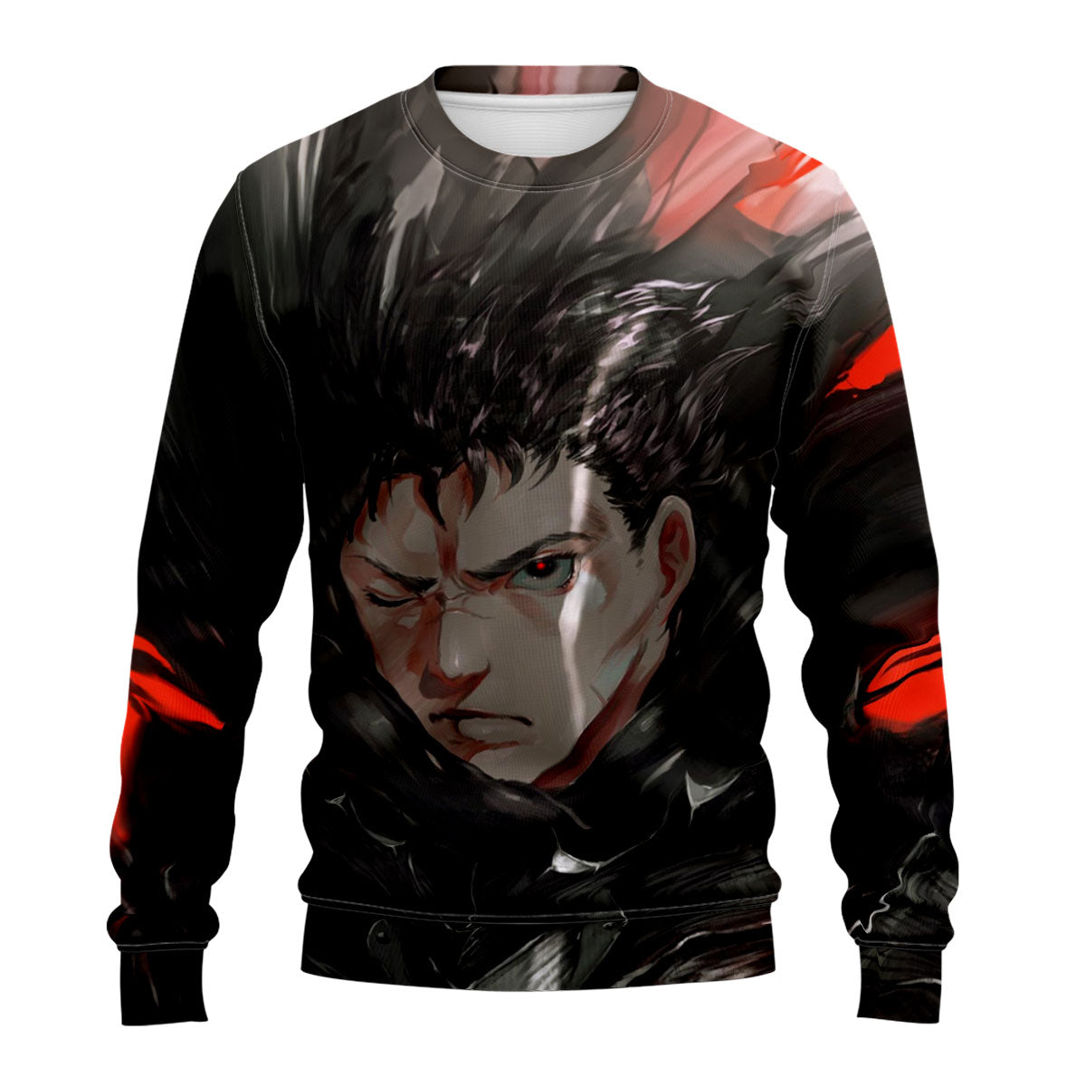 Berserk Guts Closeup Portrait Anime Apparel
